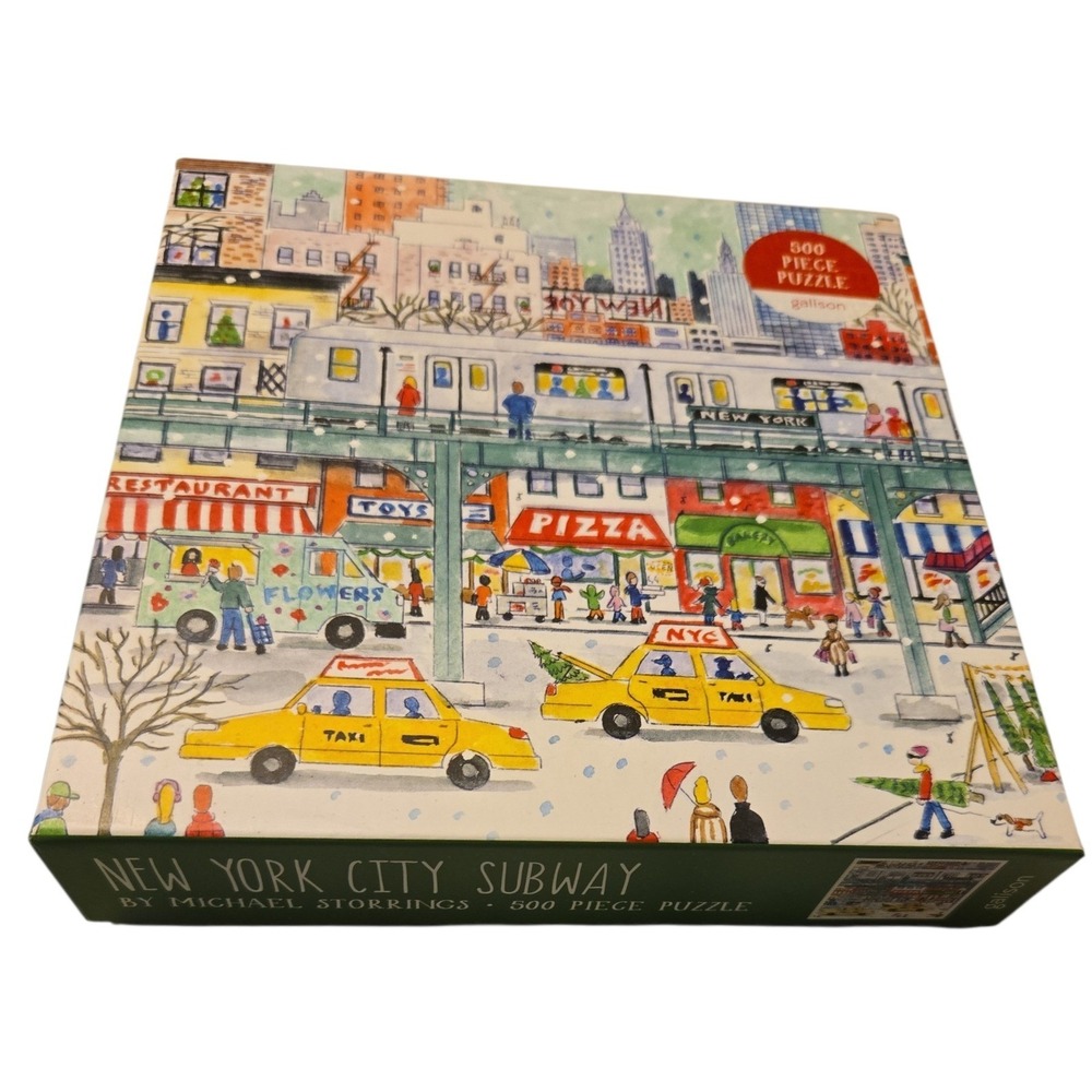 Galison NEW YORK CITY SUBWAY 500 piece puzzle jigsaw COMPLETE